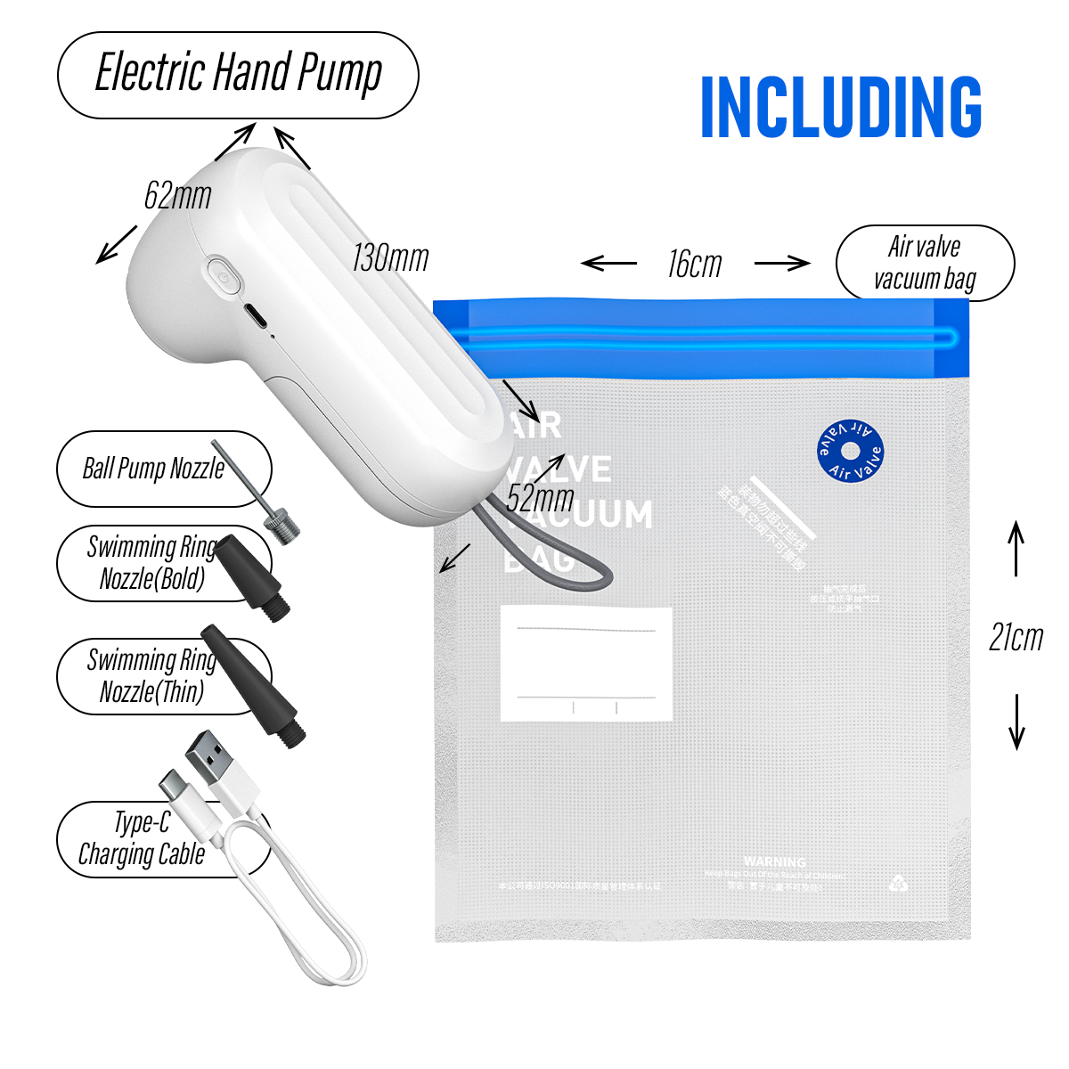 mini bag Vacuum/Air Pump