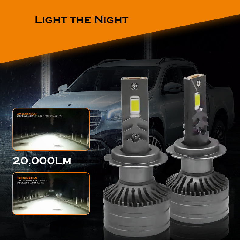 20,000 lm Car LED light Conversion Kit (T4F design) 9005 H1 H7 H11/H4